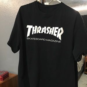 Black thrasher t shirt